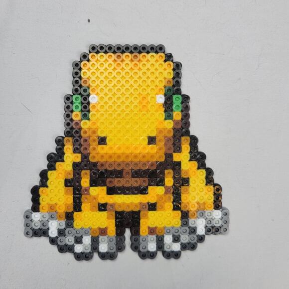 Agumon Digimon Perler Bead Pixel Art - Picture 2 of 2